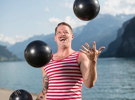 Mighy Mike bowling balls_Website Resized Wild West Variety Show